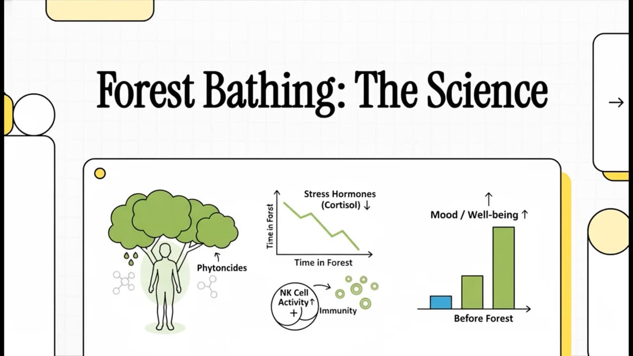 Nature Bathing: Science on Physical & Mental Health Benefits