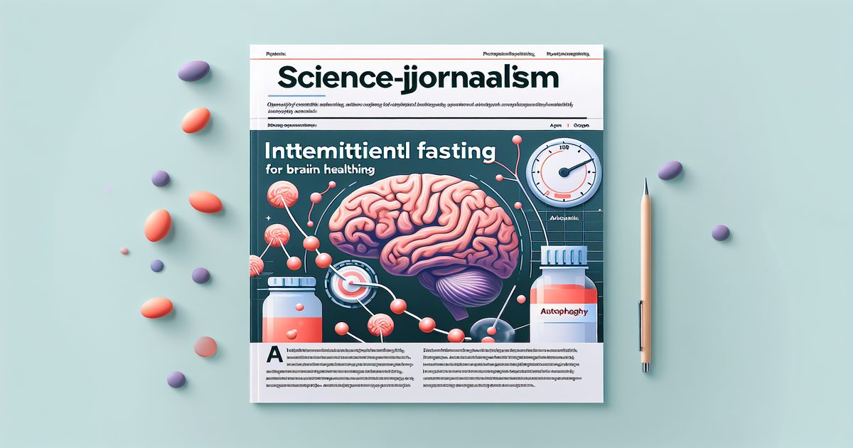 Intermittent Fasting and Autophagy: Metabolic Switching for Brain Health