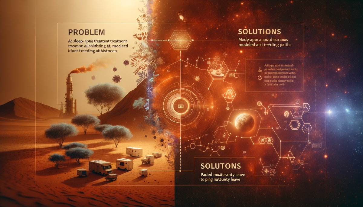 Sleep-apnea treatment adherence, modeled infant feeding paths, and paid maternity leave: evidence households can discuss with clinics and kin