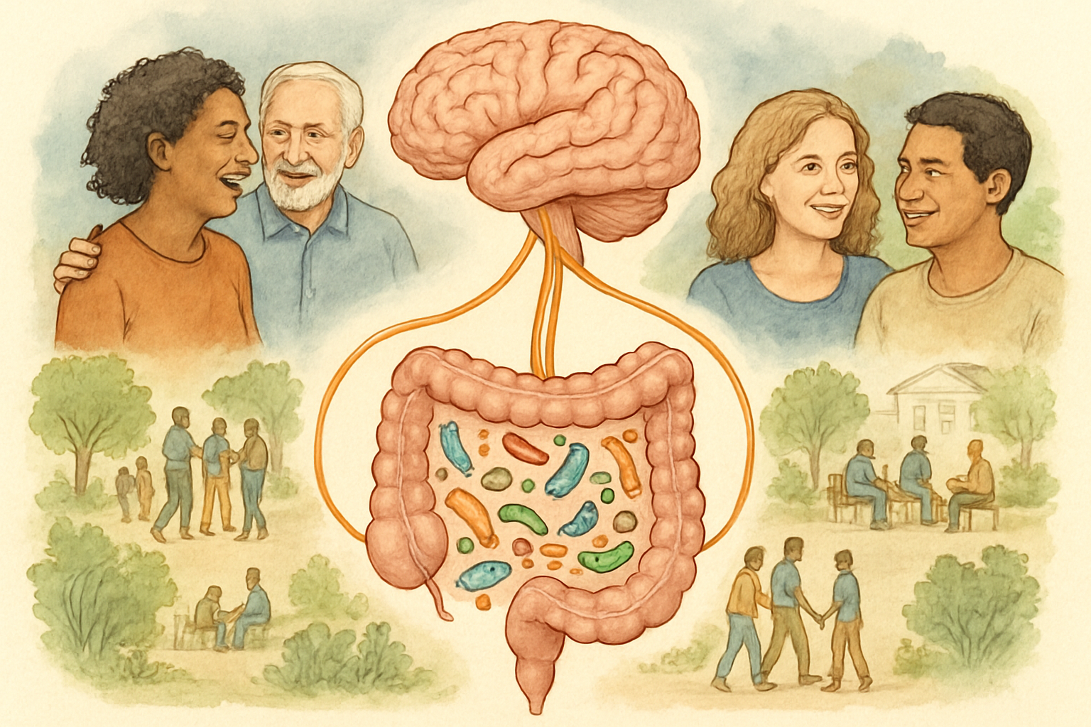 The Gut-Brain-Social Axis: How Microbiome Shapes Connection