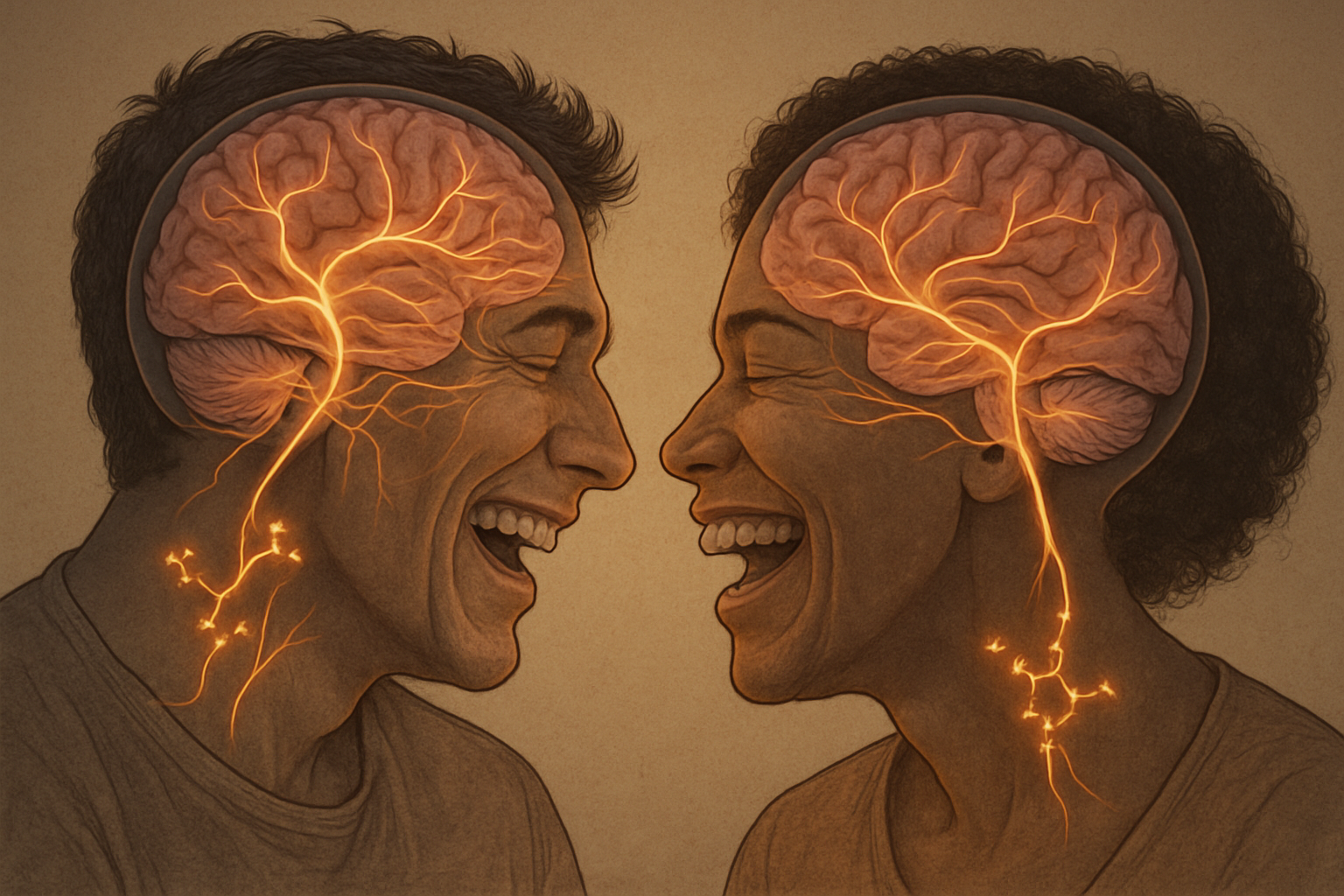 The Neuroscience of Laughter: How Shared Laughter Bonds Humans Through Endorphins